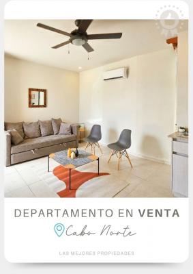 Departamento en venta en Merida en planta baja de una recamara zona Cabo Norte